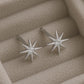 925 Silver Starburst Studs • CZ Star Earrings • Sterling Minimal Earrings • Dainty Sparkle •