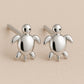 Turtle Stud 925 Silver | Sea Jewelry | Minimalist Ocean Studs | Tiny Earrings for Women & Girls