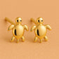 Turtle Stud 925 Silver | Sea Jewelry | Minimalist Ocean Studs | Tiny Earrings for Women & Girls