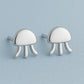 Jellyfish Stud 925 Silver | Ocean Jewelry | Minimalist Sea Studs | Tiny Earrings for Women & Girls