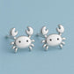 Crab Stud  925 Silver | Sea Jewelry | Ocean Studs | Tiny Crab Earrings for Women & Girls