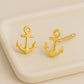 Anchor Stud 925 Silver Jewelry | Minimalist Studs | Tiny Sailor Earrings for Women & Girls