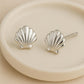 Seashell Stud 925 Silver ewelry | Minimalist Studs | Tiny Sea Shell Earrings for Women & Girls
