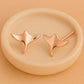 Manta Ray Stud 925 Silver | Stingray Jewelry | Minimalist Sea Life Studs | Tiny Earrings
