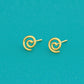 925 Silver Spiral Stud Earrings • Minimalist Swirl Earrings • Everyday Jewelry