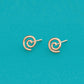 925 Silver Spiral Stud Earrings • Minimalist Swirl Earrings • Everyday Jewelry