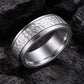 Hammered Silver 925 | Minimal Mens Ring | Rustic Wedding Band | Textured Band