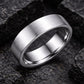 Plain Silver Band  925 | Mens Wedding Band | Minimal Matte Ring | Unisex