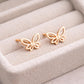 925 Silver Butterfly Stud | Minimal Jewelry | Dainty Silver Studs | Everyday Earrings | Gift for Her