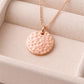 Hammered Disc Necklace | Minimal Silver Coin Necklace | Sterling Everyday Jewelry