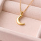 Crescent Moon Necklace 925 Silver | Minimal Moon Pendant | Celestial Jewelry