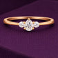 Pear CZ Three Stone 925 Silver | Trilogy Engagement Ring | Minimal Promise Ring |