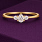 Pear CZ Three Stone 925 Silver | Trilogy Engagement Ring | Minimal Promise Ring |