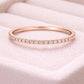 Sterling Silver CZ Eternity Band Ring | Stackable Jewelry
