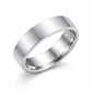 Plain Silver Band  925 | Mens Wedding Band | Minimal Matte Ring | Unisex