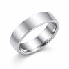 Plain Silver Band  925 | Mens Wedding Band | Minimal Matte Ring | Unisex