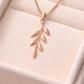Leaf Pendant Necklace 925 Silver | Minimal | Sterling Silver Nature Jewelry