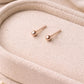 Minimal Silver Ball Stud Earrings | 925 Sterling Silver Tiny Dot Studs | Dainty Everyday Jewelry
