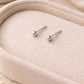 Minimal Silver Ball Stud Earrings | 925 Sterling Silver Tiny Dot Studs | Dainty Everyday Jewelry