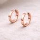 Minimal 925 Silver Hoop Earrings | Plain Polished Small Huggie Hoops | Everyday Sterling Silver