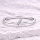 Dainty 925 Sterling Silver Lavender Ring - Minimalist Floral Band