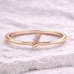 Dainty 925 Sterling Silver Lavender Ring - Minimalist Floral Band