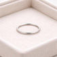 925 Silver Minimal Plain Band Ring Thin Stacking Ring Simple Everyday Jewelry