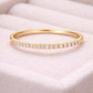 Sterling Silver CZ Eternity Band Ring | Stackable Jewelry