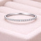 Sterling Silver CZ Eternity Band Ring | Stackable Jewelry