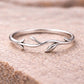 Sterling Silver Olive Leaf Ring | Minimalist Wrap Band