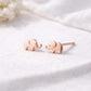 925 Sterling Silver Elephant Stud Earrings Minimal Jewelry