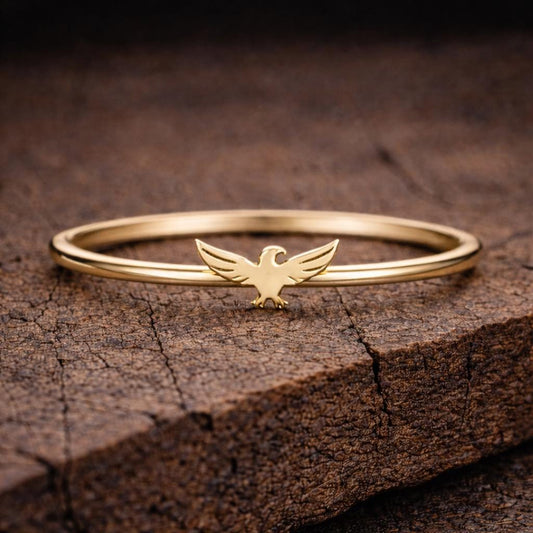 925 Silver Eagle Ring Minimal Bird Ring Dainty Nature Jewelry Gift for Her