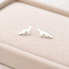925 Silver Fox Stud Earrings Minimal Animal Silver Studs Gift