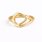 Sculptural Sterling Silver Open Ring – Modern Minimalist Jewelry