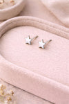 Star Stud Earrings | 925 Sterling Silver Tiny Star Studs | Minimal Everyday Jewelry