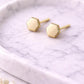 Hexagon Silver Stud Earrings | 925 Sterling Silver Minimal Geometric Studs | Modern Everyday Jewelry