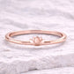 925 Silver Lotus Ring Minimal Floral Band Dainty Ring Gift for Women Spiritual Jewelry