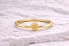 925 Silver Daisy Flower Ring Minimal Floral Band Dainty Nature Ring Gift for Women