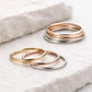 925 Silver Minimal Plain Band Ring Thin Stacking Ring Simple Everyday Jewelry