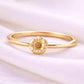 925 Silver Daisy Flower Ring Minimal Floral Dainty Nature Jewelry