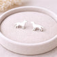 Sterling Silver Dog Stud Earrings – Minimalist Puppy Jewelry