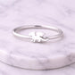 925 Sterling Silver Dragon Ring – Minimal Winged Band – Tiny Fantasy Animal Ring
