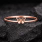 925 Sterling Silver Butterfly Ring Dainty Minimal Nature Band Gift for Her