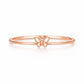 925 Sterling Silver Butterfly Ring Minimal Dainty Thin Band Gift for Her
