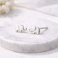 925 Sterling Silver Elephant Stud Earrings Minimal Jewelry