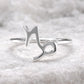 925 Sterling Silver Capricorn Ring – Minimalist Zodiac Jewelry