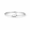 925 Silver Fox Ring Minimal Animal Band Dainty Nature Gift