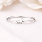 925 Silver Fox Ring Minimal Animal Band Dainty Nature Gift
