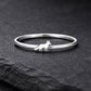 925 Silver Fox Ring Minimal Animal Band Dainty Nature Gift