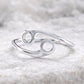 925 Sterling Silver Cancer Zodiac Ring – Adjustable Horoscope Jewelry
